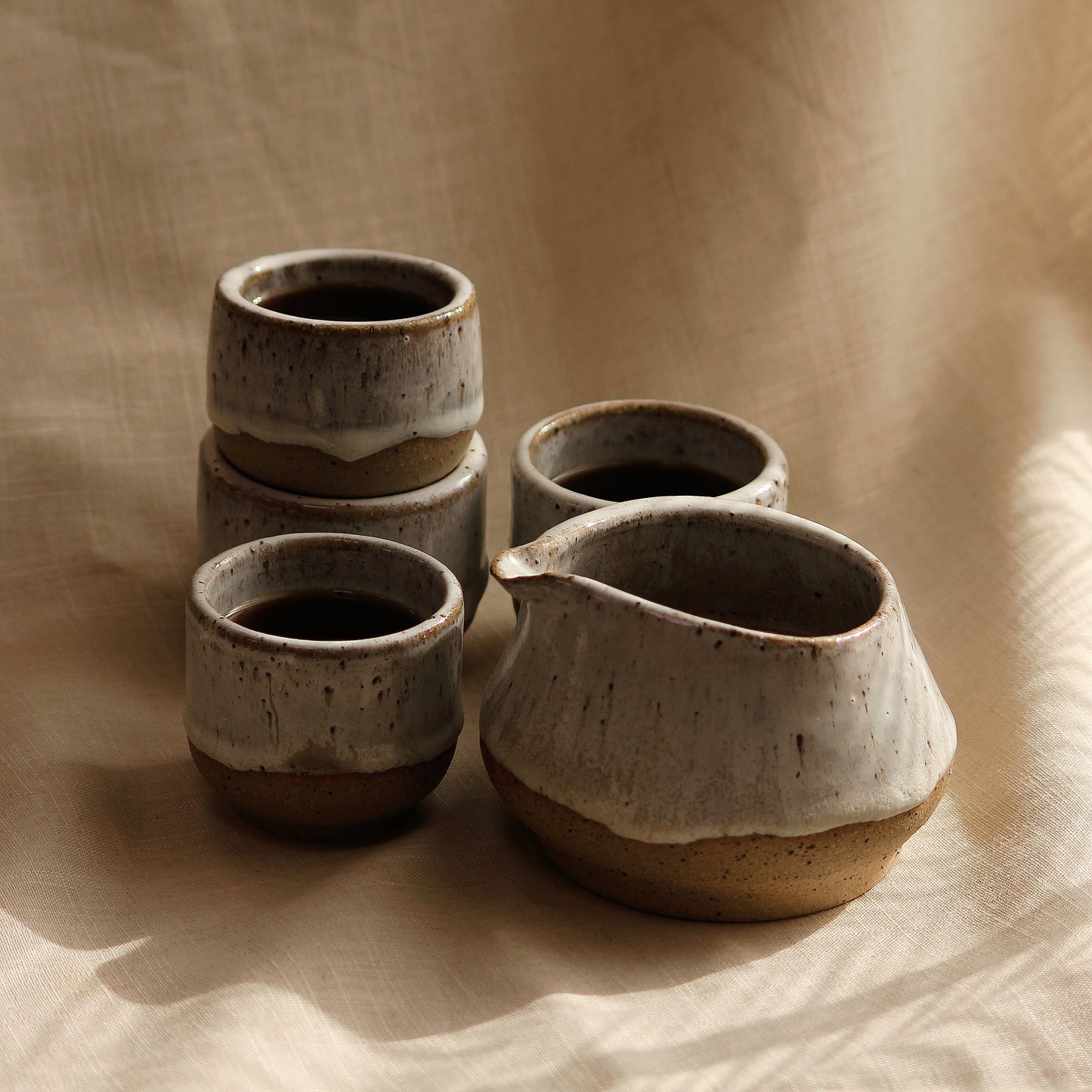 Falling Snow Coffee Set