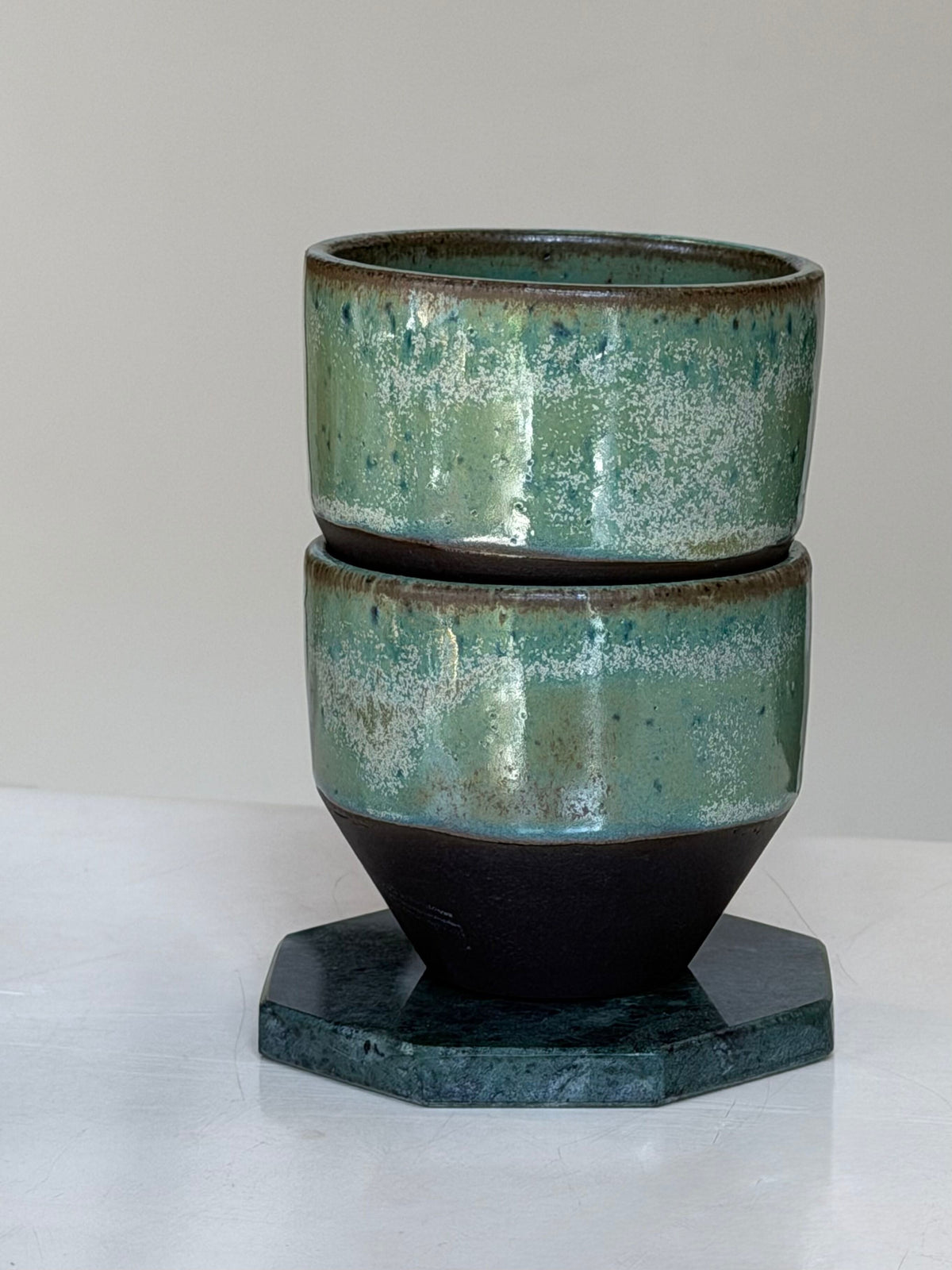 Emerald Cups Set