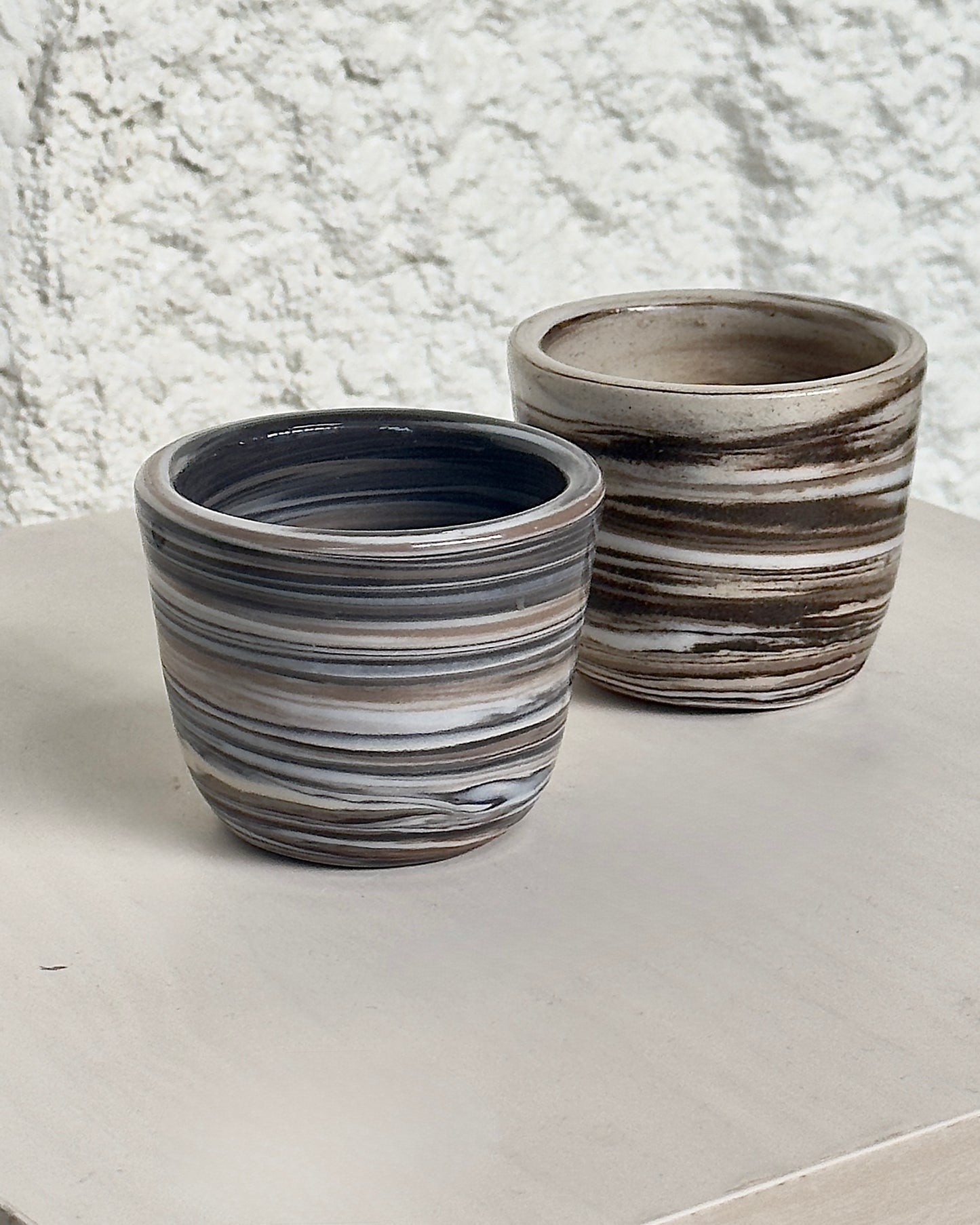 Marbled Espresso set