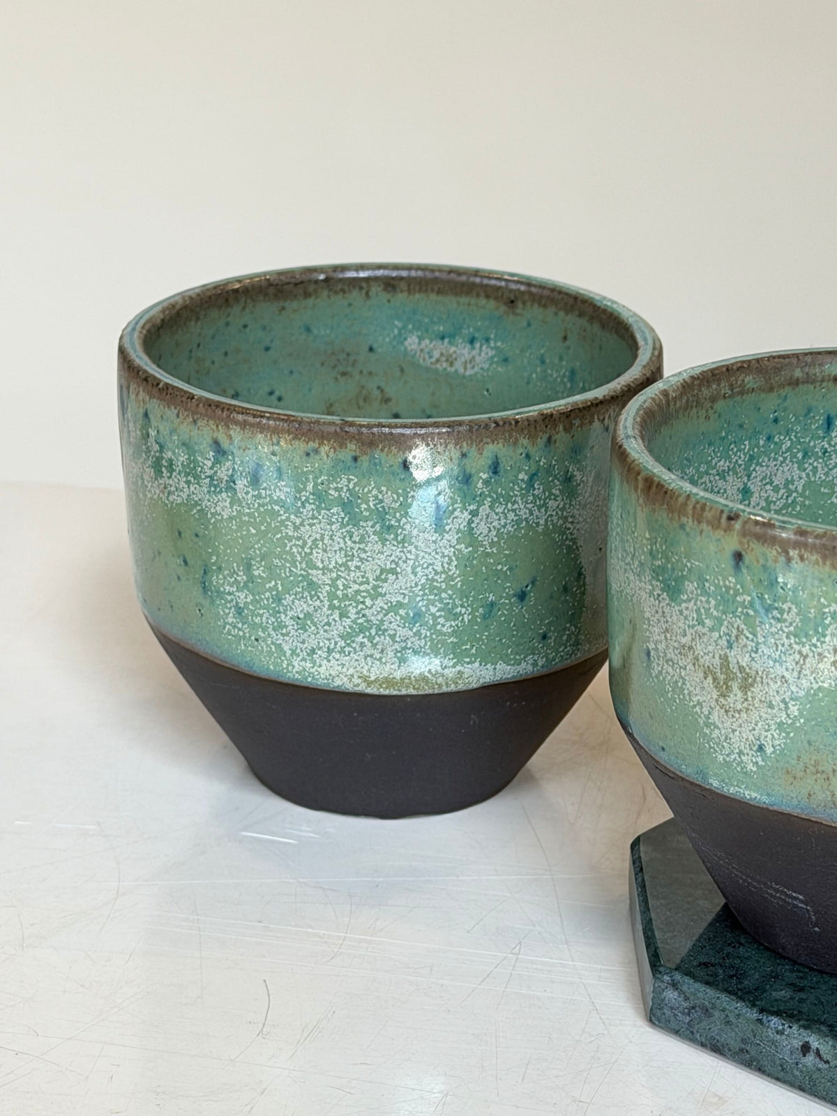 Emerald Cups Set